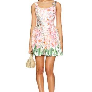 Agua by Agua Bendita Pluma Mini Dress in Jardinera size S